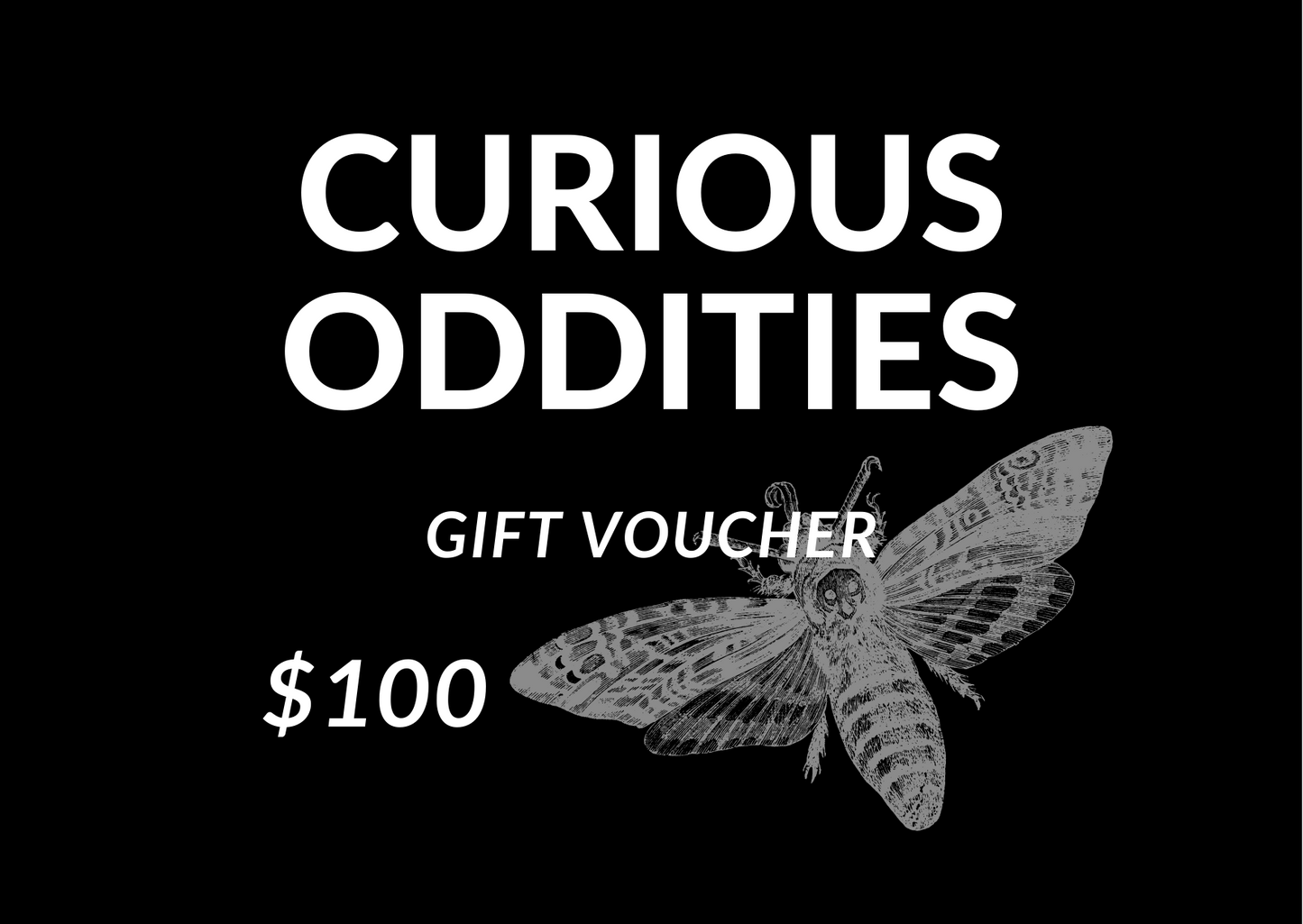 Curious Oddities AU Gift Voucher